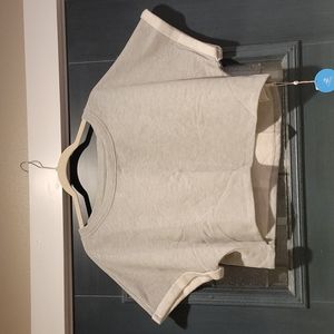 Grey Crop Sweatshirt